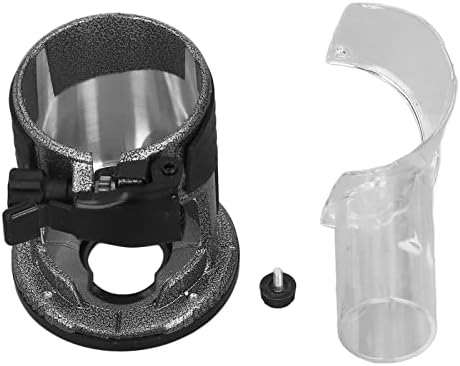 Aluminiumlegierungsbasis für Tauchfräse, Verstellbare Trimmmaschinenbasis, Trimmmaschinen-Staubsamme