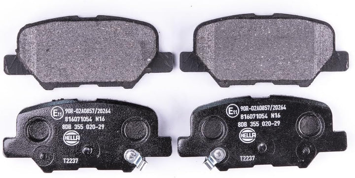HELLA PAGID 8DB 355 020-291 Bremsbelagsatz - T2237 - Dicke/Stärke: 14.3mm - Bremssystem: Akebono - m