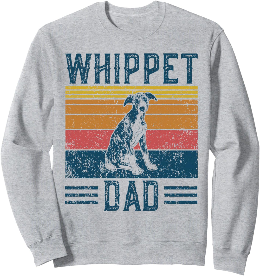 Hund Whippet Dad - Vintage Whippet Dad Sweatshirt