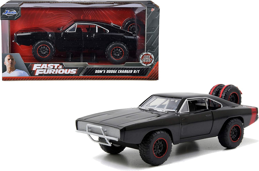 Jada Toys Fast & Furious Dom's 1970 Dodge Charger Offroad, Auto, Tuning-Modell im Massstab 1:24, zu