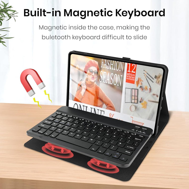 Hülle mit Tastatur für Lenovo Idea Tab 11" 2025 TB-336FU/TB-336ZU, Tastaturs Hülle für Lenovo Idea 1