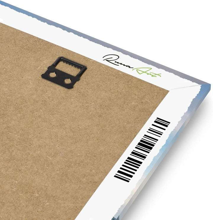 Runa Art Wandbild XXL Strand Meer Schlafzimmer Wohnzimmer 200 x 80 cm Bunt 5 Teilig - Made in German