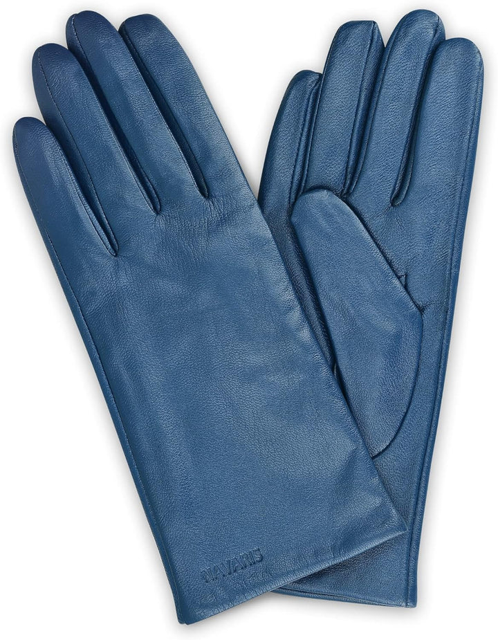 Navaris Touchscreen Nappa Lederhandschuhe für Damen - Leder Handschuhe aus Lammleder mit Kaschmir Mi