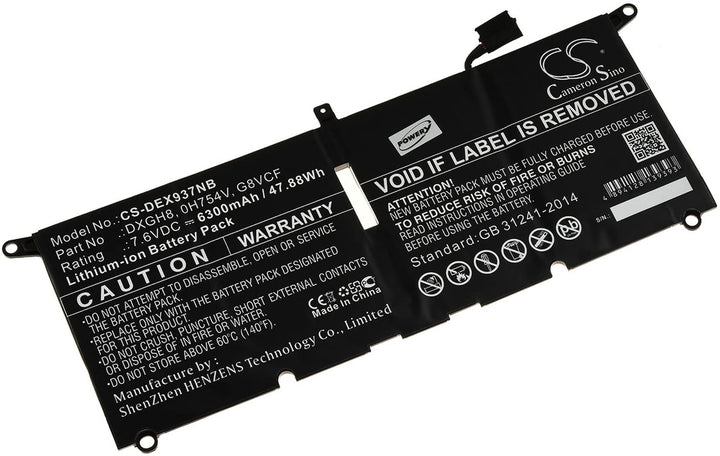 Akku für Laptop Dell XPS 13-9370-D1605S, 7,6V, Li-Ion