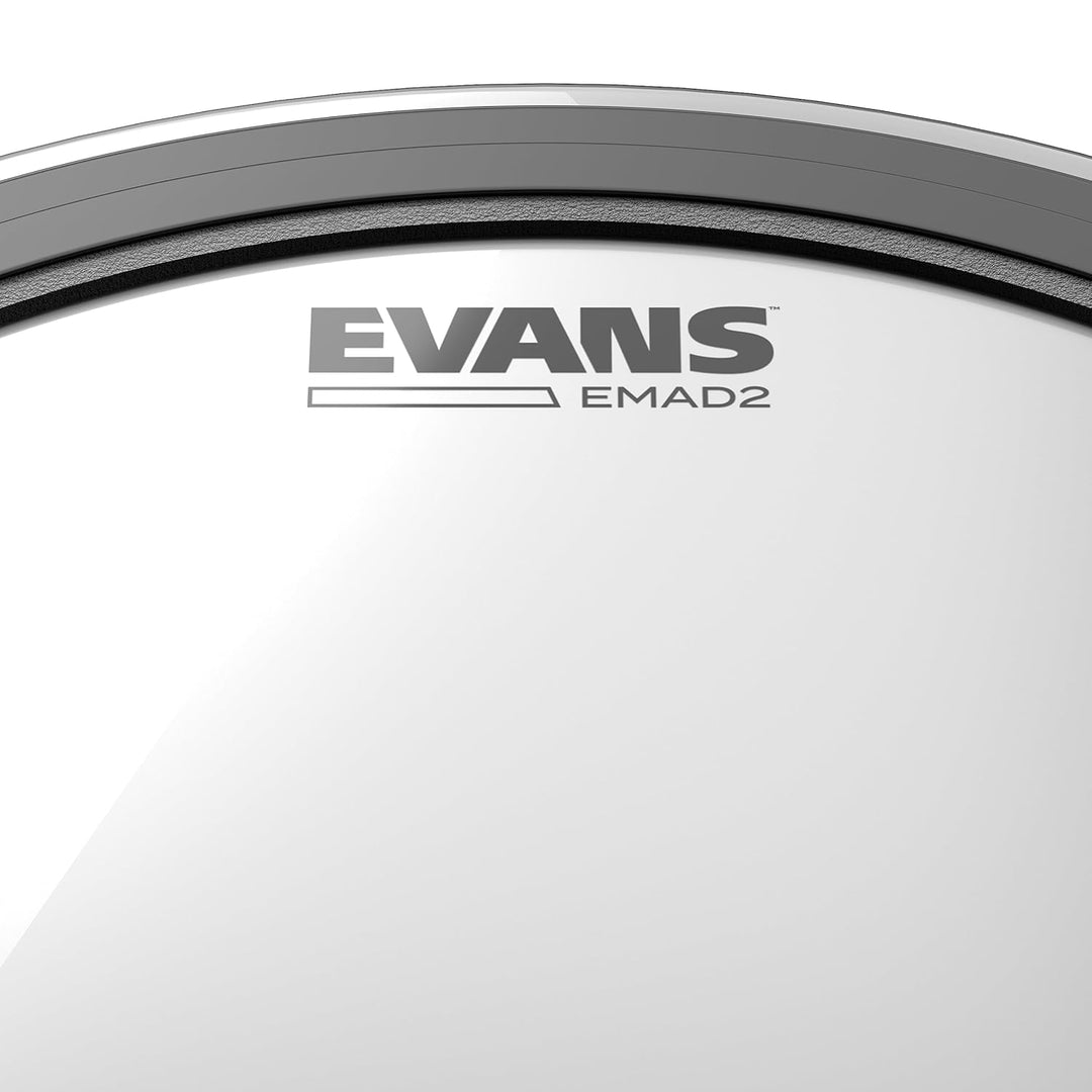 Evans EMAD2 System Bassdrum Pack – enthält 1 Bassdrum Head, 1 Reso Drum Head, 2 austauschbare Dämpfu