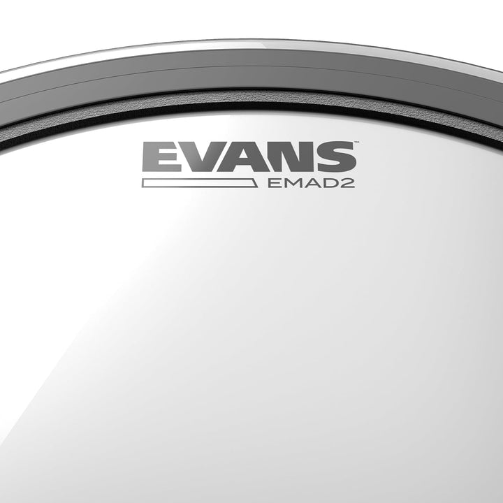 Evans EMAD2 System Bassdrum Pack – enthält 1 Bassdrum Head, 1 Reso Drum Head, 2 austauschbare Dämpfu