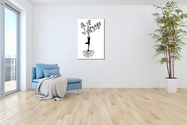 deyoli Menschlicher Baum Format: 80x60 Effekt: Sepia als Leinwandbild, Motiv fertig gerahmt auf Echt