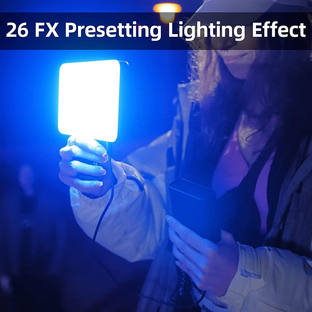 VILTROX RGB LED Panel Licht auf Kamera Fotografie Videolicht 2600K-6800K dimmbare Video Beleuchtung