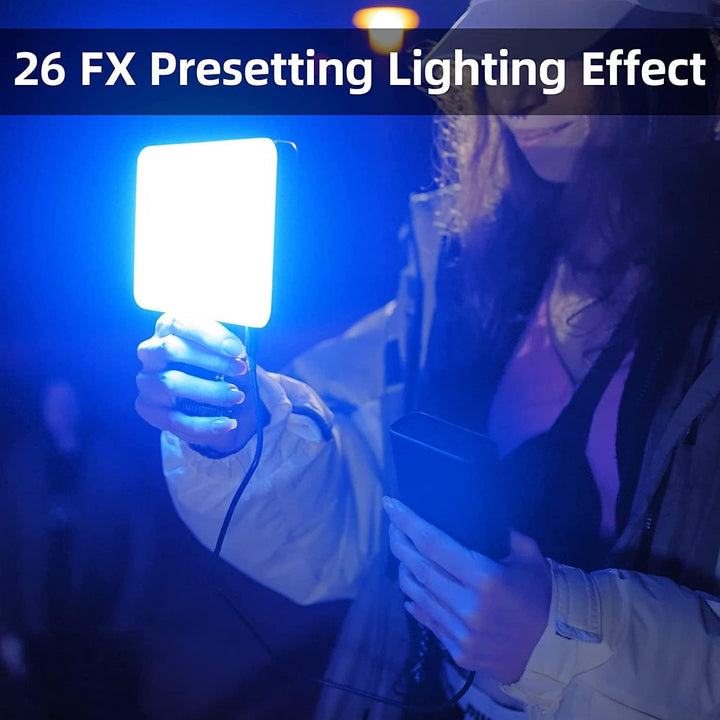 VILTROX RGB LED Panel Licht auf Kamera Fotografie Videolicht 2600K-6800K dimmbare Video Beleuchtung