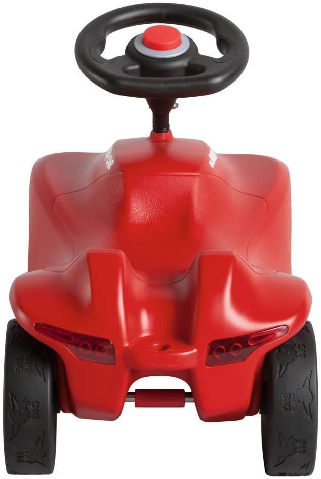 BIG-Bobby-Car-Neo Rot - Rutschfahrzeug für drinnen und draussen, Kinderfahrzeug mit Flüsterreifen im