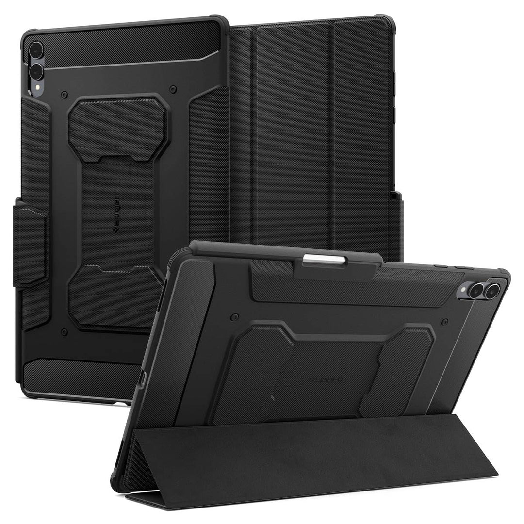 Spigen Rugged Armor Pro Hülle für Galaxy Tab S11 Ultra (2025) | Robuste Hülle mit S Pen Halter, Tri