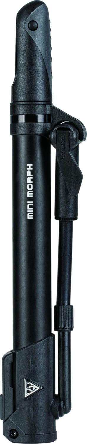 Topeak Unisex – Erwachsene Mini Morph Pumpe, Schwarz, Einheitsgrösse