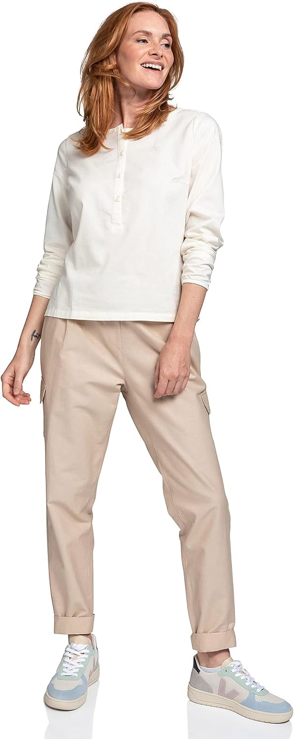 Schöffel Damen Catania Bluse Outdoorbluse Hemd 38 Whisper White, 38 Whisper White