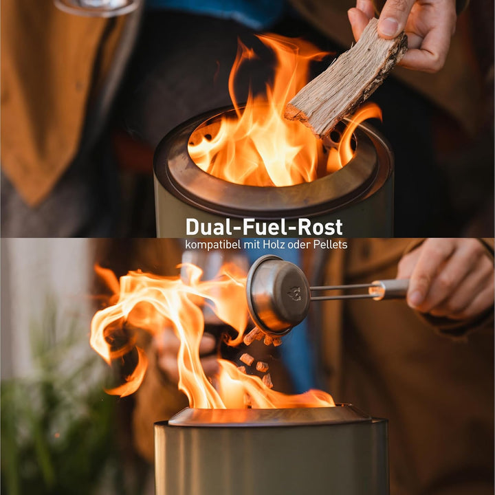 Solo Stove Mesa Tischfeuer Outdoor | Raucharmer Mini Tischkamin, Deko für Garten, Terrasse und Balko