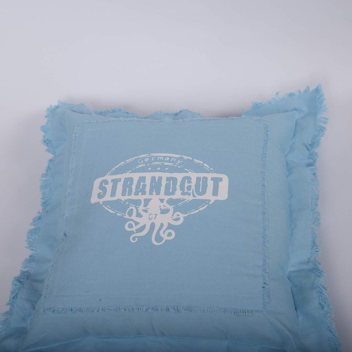 Strandgut07 Kissen mit Reissverschluss, 53 x 53 cm, Hellblau 53 x 53 cm Hellblau, 53 x 53 cm Hellbla