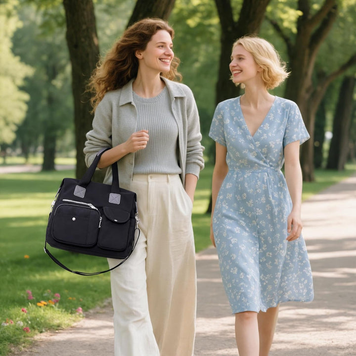DIRRONA Elegant Damen Umhängetasche Gross Kapazität Handtasche Casual Reise Schultertasche Multi Tas