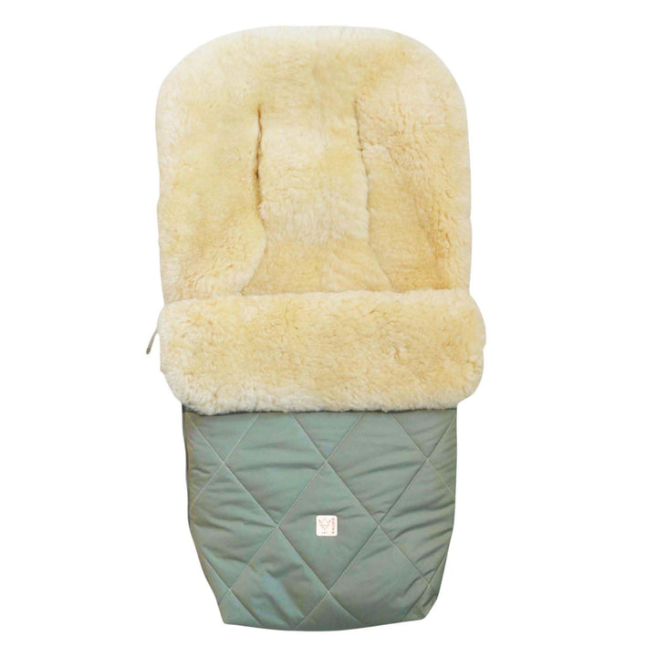 Kaiser Coosy Lammfell Kinderwagen Fusssack, 85 x 45 cm, Universal Passform (salbei green), salbei gr