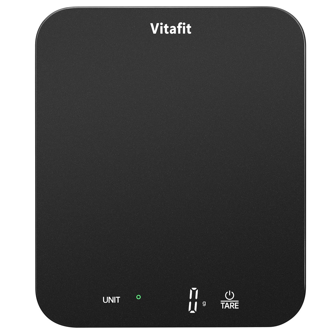 Vitafit 15kg Küchenwaage Digital mit Hoher Präzision 1g, Waagen-Profifabrik SEIT 2001, Digitalwaage