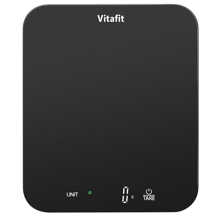 Vitafit 15kg Küchenwaage Digital mit Hoher Präzision 1g, Waagen-Profifabrik SEIT 2001, Digitalwaage