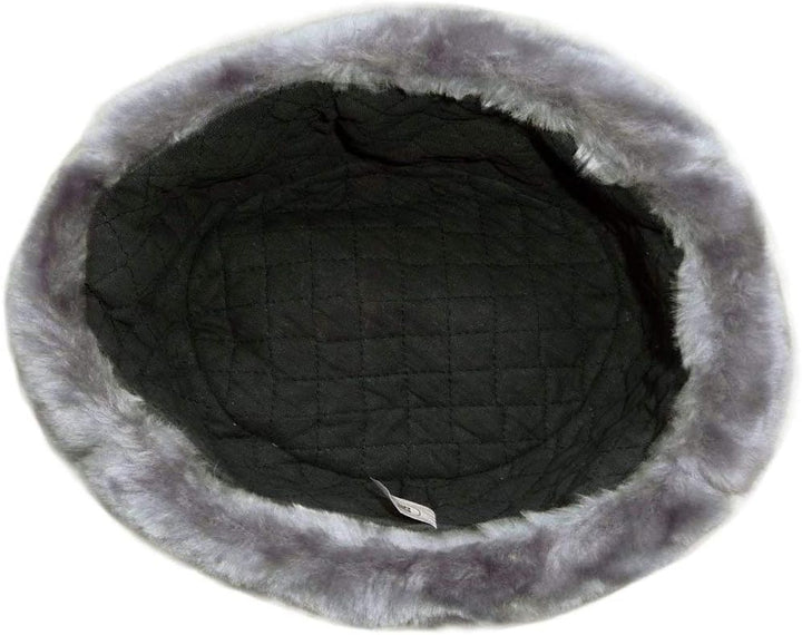 Russische Sowjetarmee Pelz Militär Cossack Ushanka Hut Grau XL Grau, XL Grau