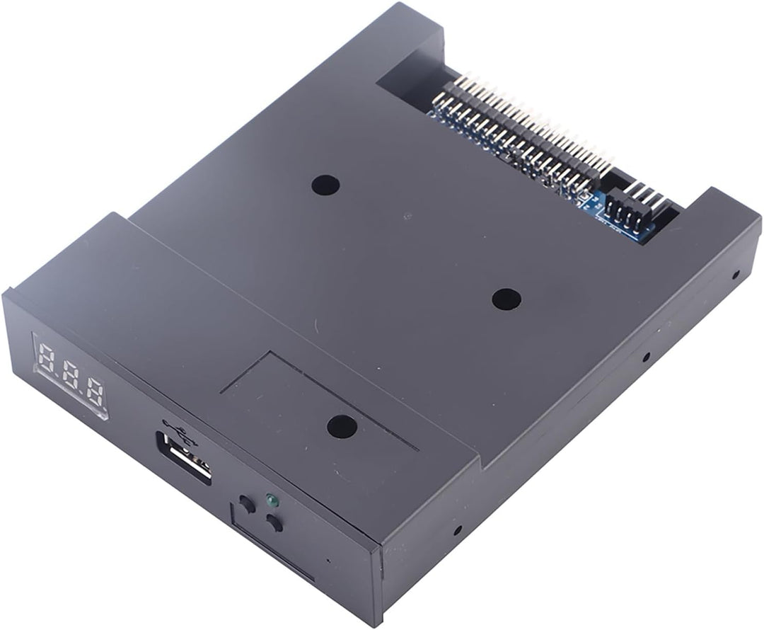 Sfr1m44-u100k USB-Emulator, 8,9 cm (3,5 Zoll), 1,44 MB Diskettenlaufwerk-Emulator, Schwarz