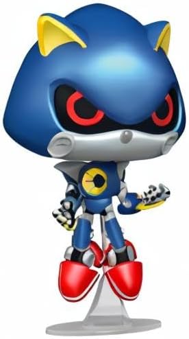 Funko POP! Games: Sonic The Hedgehog - Metal Sonic The Hedgehog - Sonic The Hedgehog - Vinyl-Sammelf