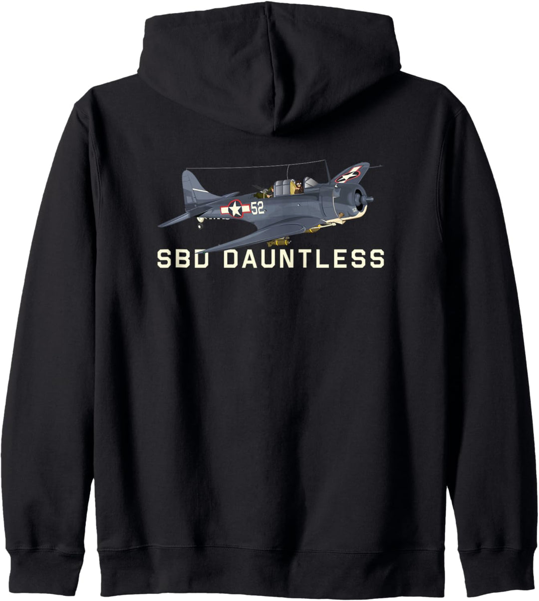 SBD Dauntless WW2 American Dive Bomberflugzeug Kapuzenjacke