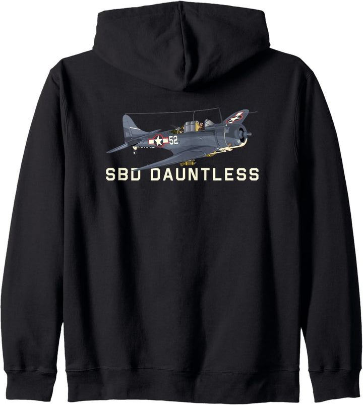 SBD Dauntless WW2 American Dive Bomberflugzeug Kapuzenjacke