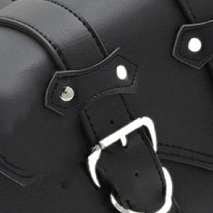 Fopytu Motorrad -satteltaschen Pu Leder -werkzeugtasche Schwingungstasche Seitenbeutel Für Motorrad