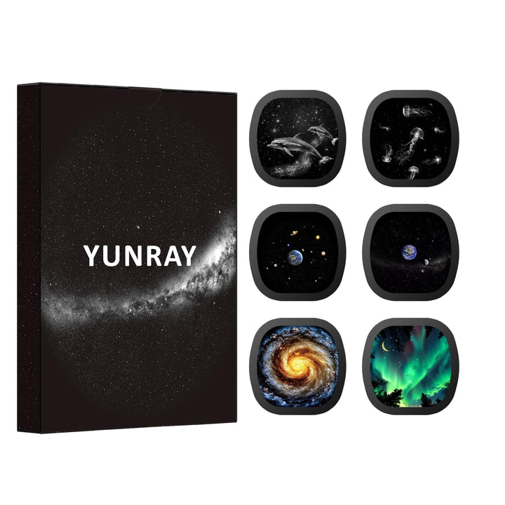 YUNRAY Sternenhimmel Projektor Scheiben - Ultra HD Discs Set, kompatibel mit YUNRAY Galaxy Lite Star