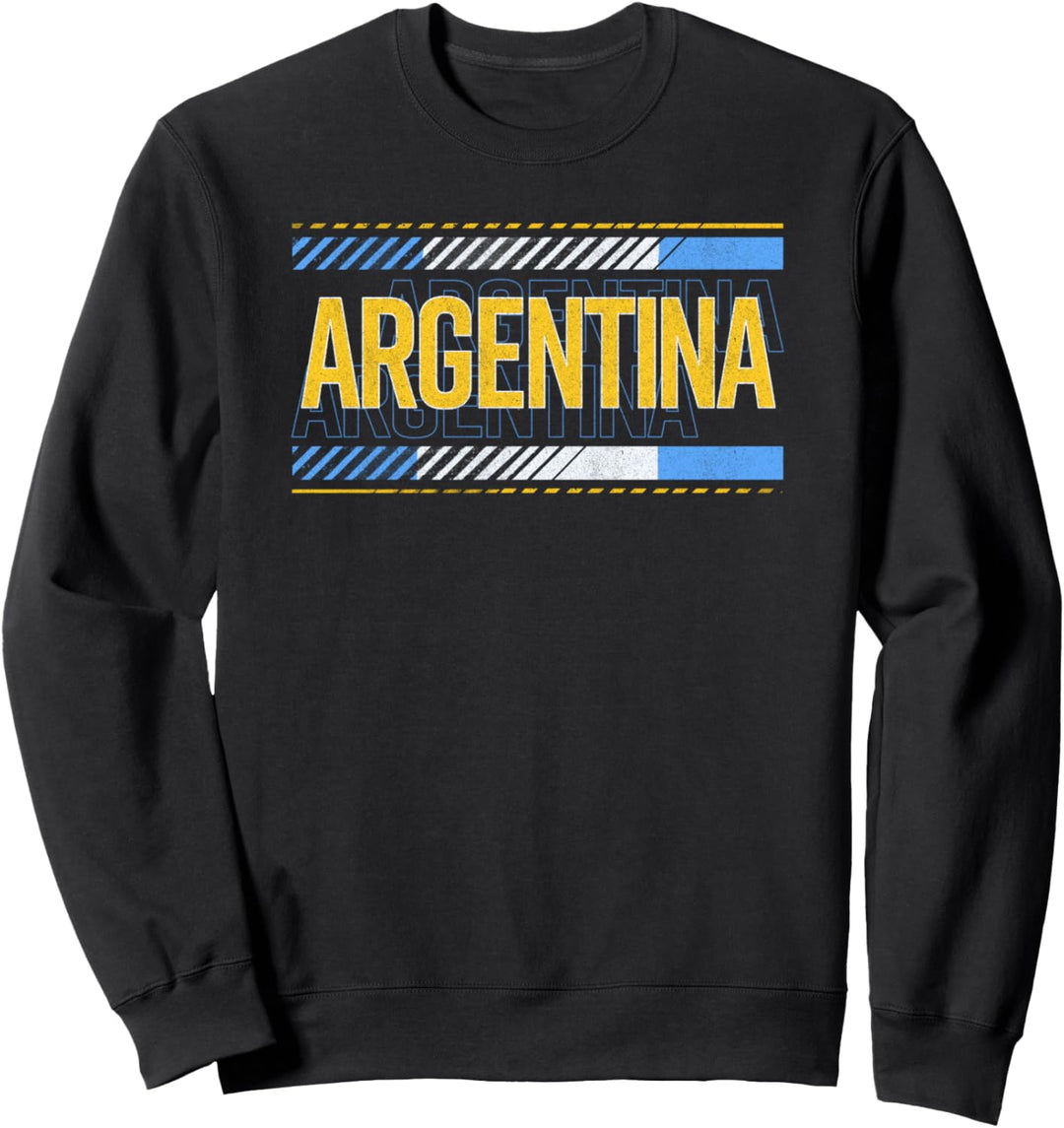 Fifth Sun Argentina Text Overlay Sweatshirt