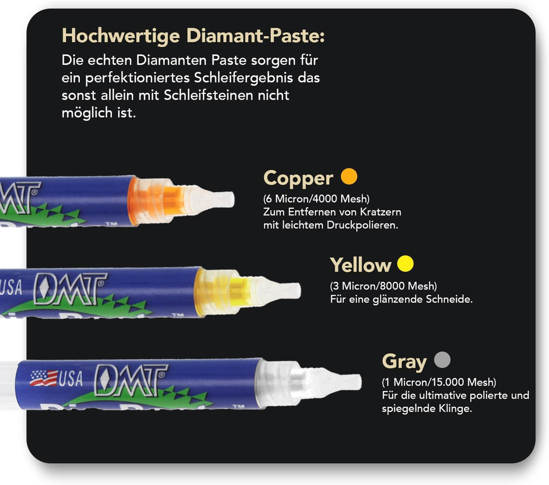 DMT DPK, Dia-Paste Compound Kit, Rot, Wetzstahl Messerschärfer, Mehrfarbig, Einheitsgrösse