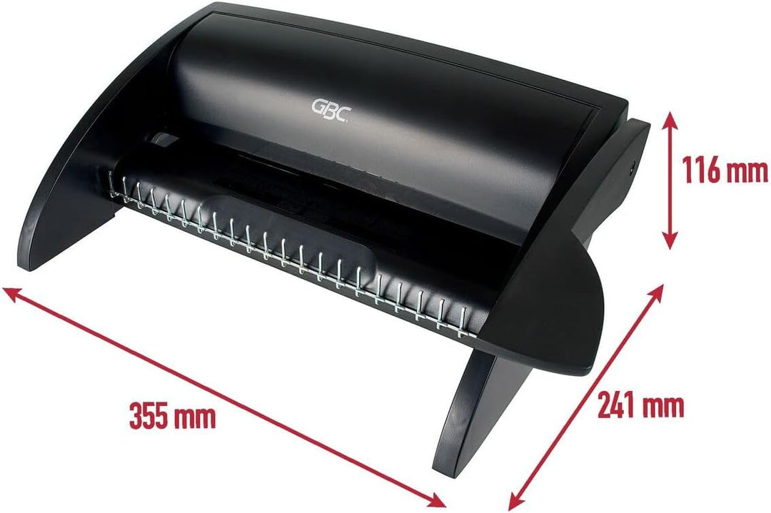 GBC CombBind C100 Bindegerät, manuell, mit seperatem Binderücköffner stanzt 9, bindet 160 Blatt Sing