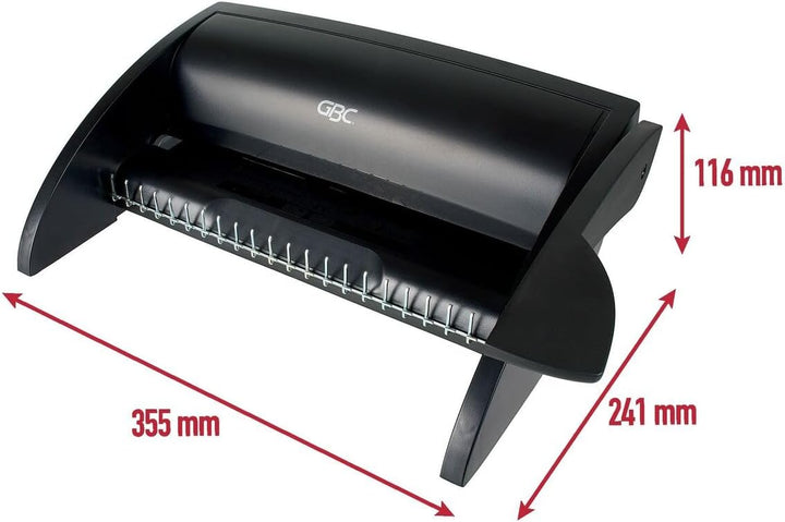 GBC CombBind C100 Bindegerät, manuell, mit seperatem Binderücköffner stanzt 9, bindet 160 Blatt Sing
