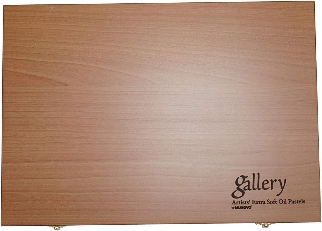 Mungyo Gallery Soft Oil Pastels Wood Box Set of 72 - Assorted Colors by Mungyo