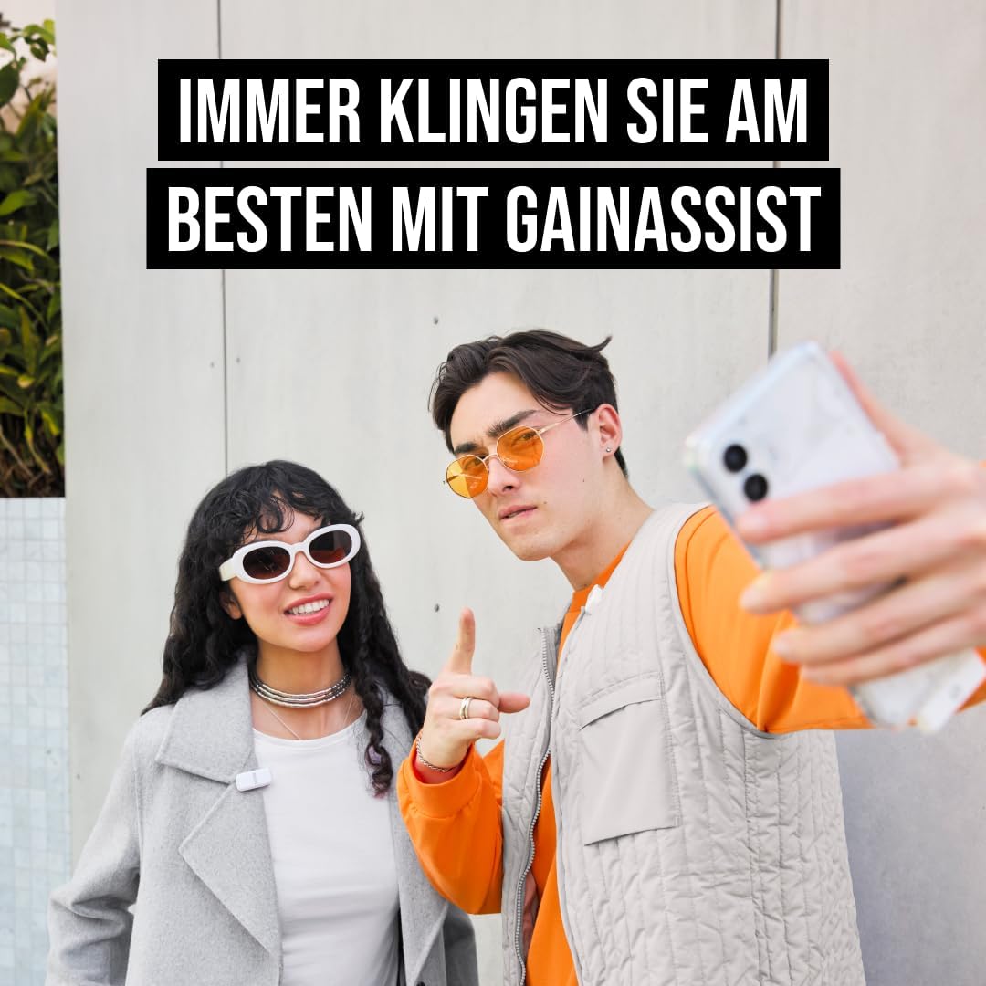 RØDE Wireless Micro - Kompaktes drahtloses Mikrofon, zwei Mikrofone mit Ladekoffer für die Erstellun