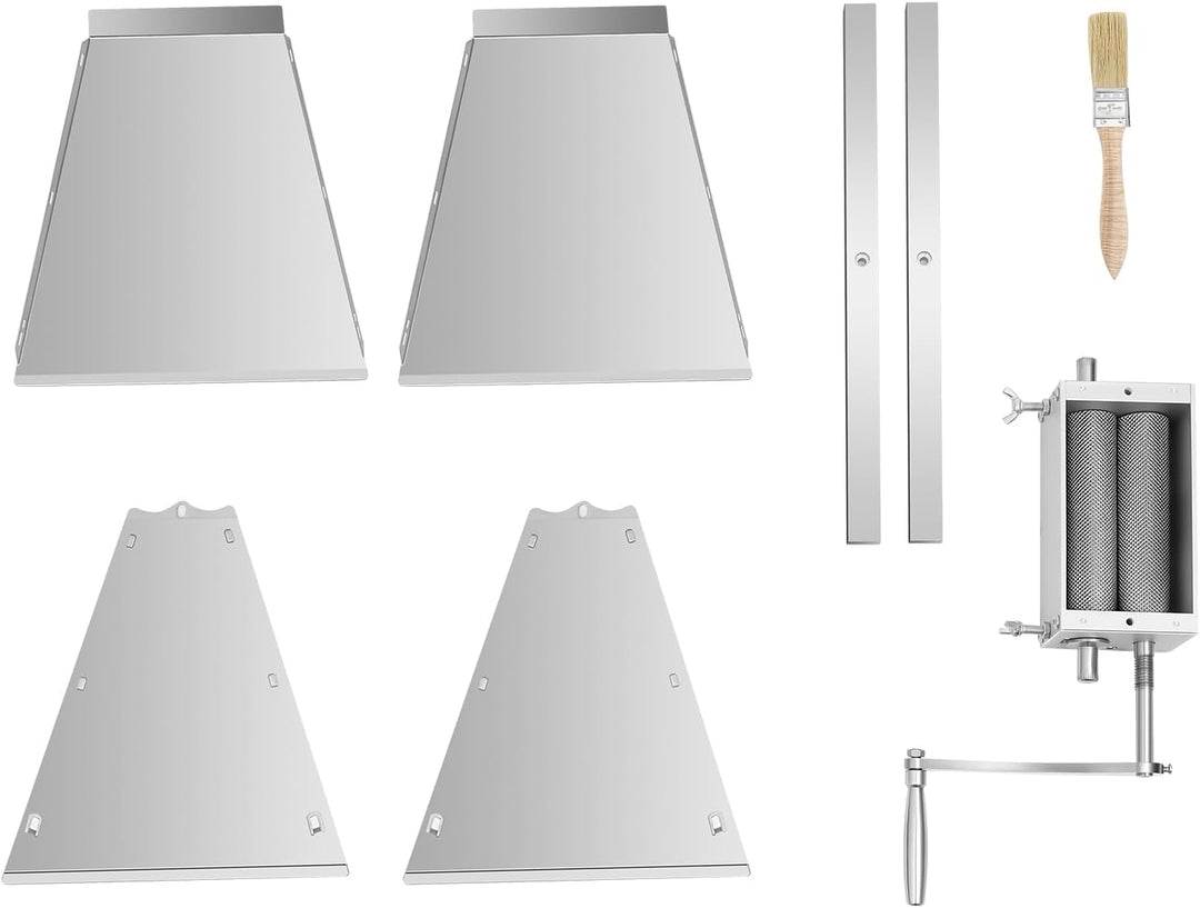 Gdetnysty Manuelle GetreidemüHle Mit Edelstahl Walzen Und Aluminium Basis Einstellbare MahlstäRke 01
