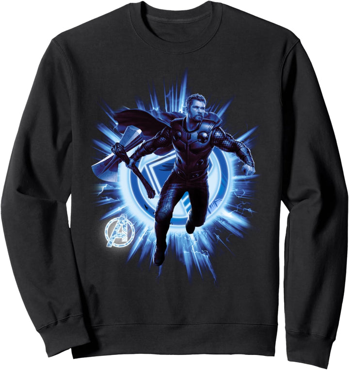 Marvel Avengers: Endgame Thor Lightning Burst Portrait Sweatshirt