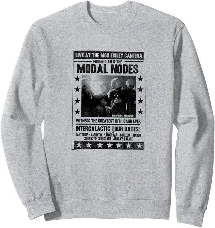 Star Wars The Cantina Band Poster Flyer Sweatshirt