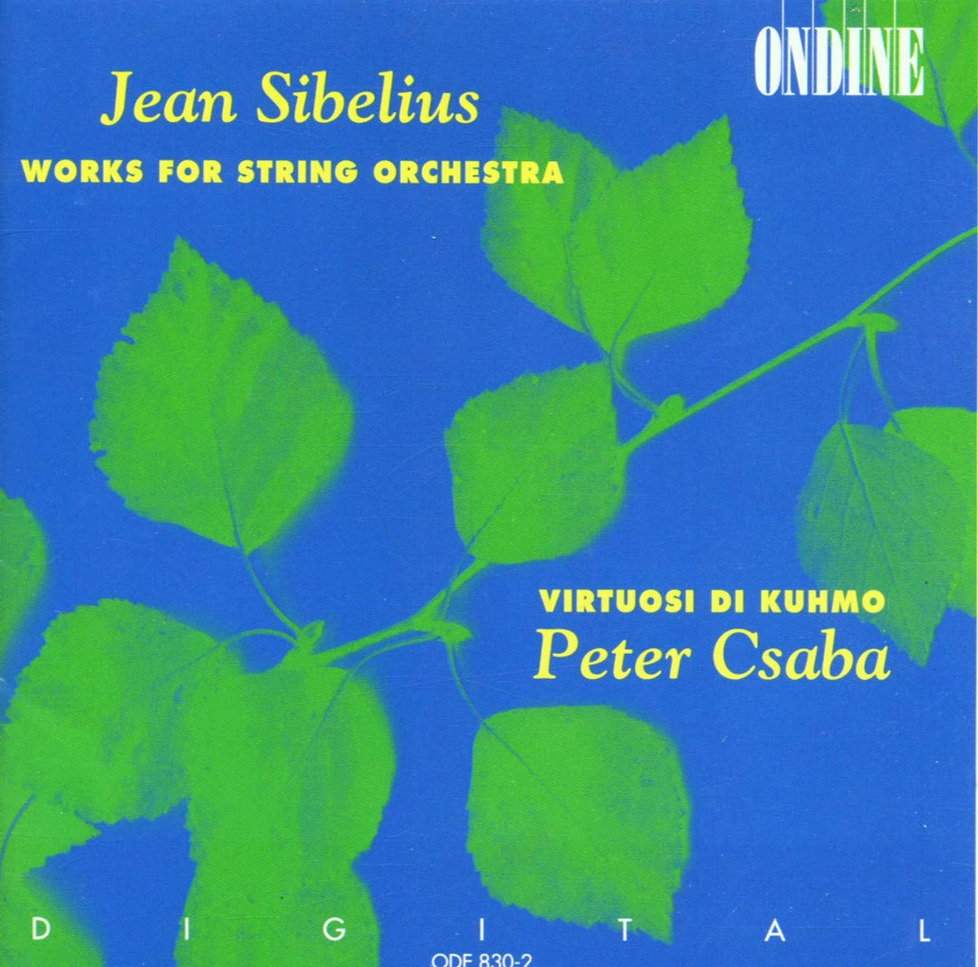 Werke für Streichorchester, Audio-CD