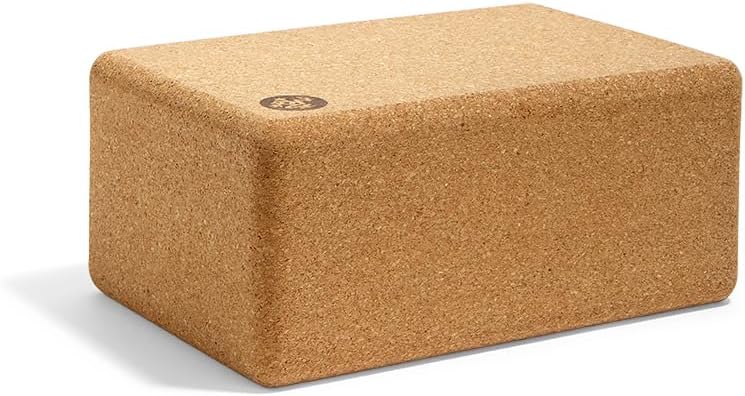 Manduka Unisex-Erwachsene Cork Yoga-Block 4" x 6" x 9", 4" x 6" x 9"