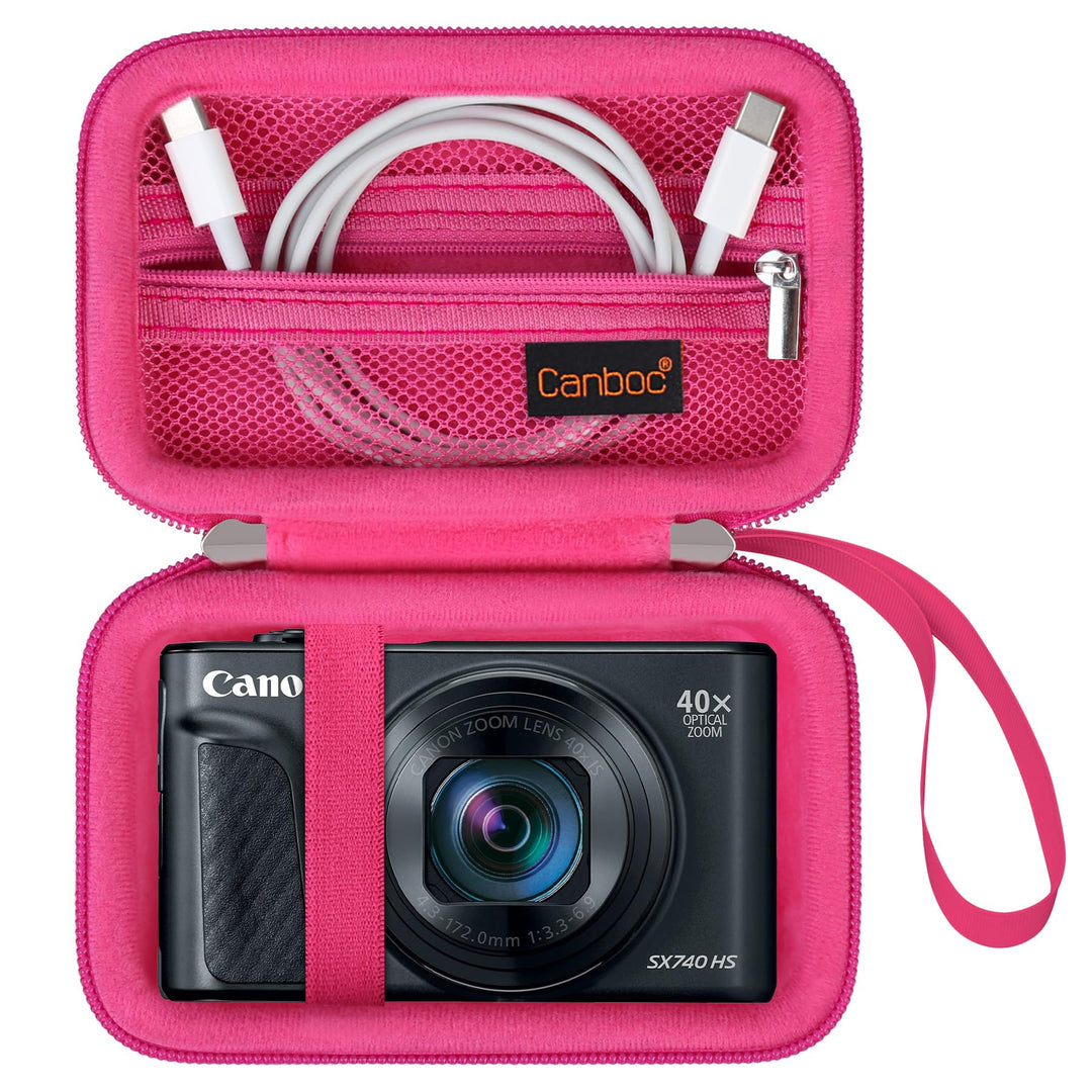 Canboc Tragetasche für Canon PowerShot SX740 SX730 SX720 SX620 G7X Digitalkamera, Point and Shoot Vl