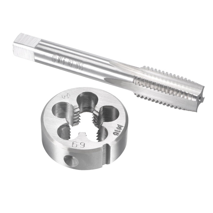 sourcing map Gewindebohrer M16 x 2mm Gewindebohrer mit Legierungswerkzeug, M16 x 2mm
