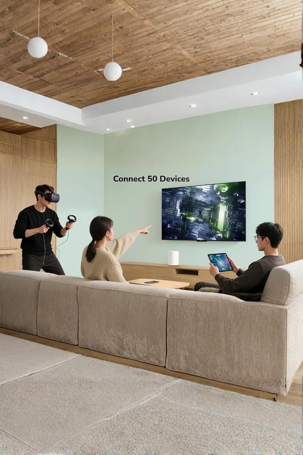 Cudy AC1200 Gigabit Whole Mesh WiFi System, Dualband, WLAN-Verstärker, Antennen mit hoher Verstärkun