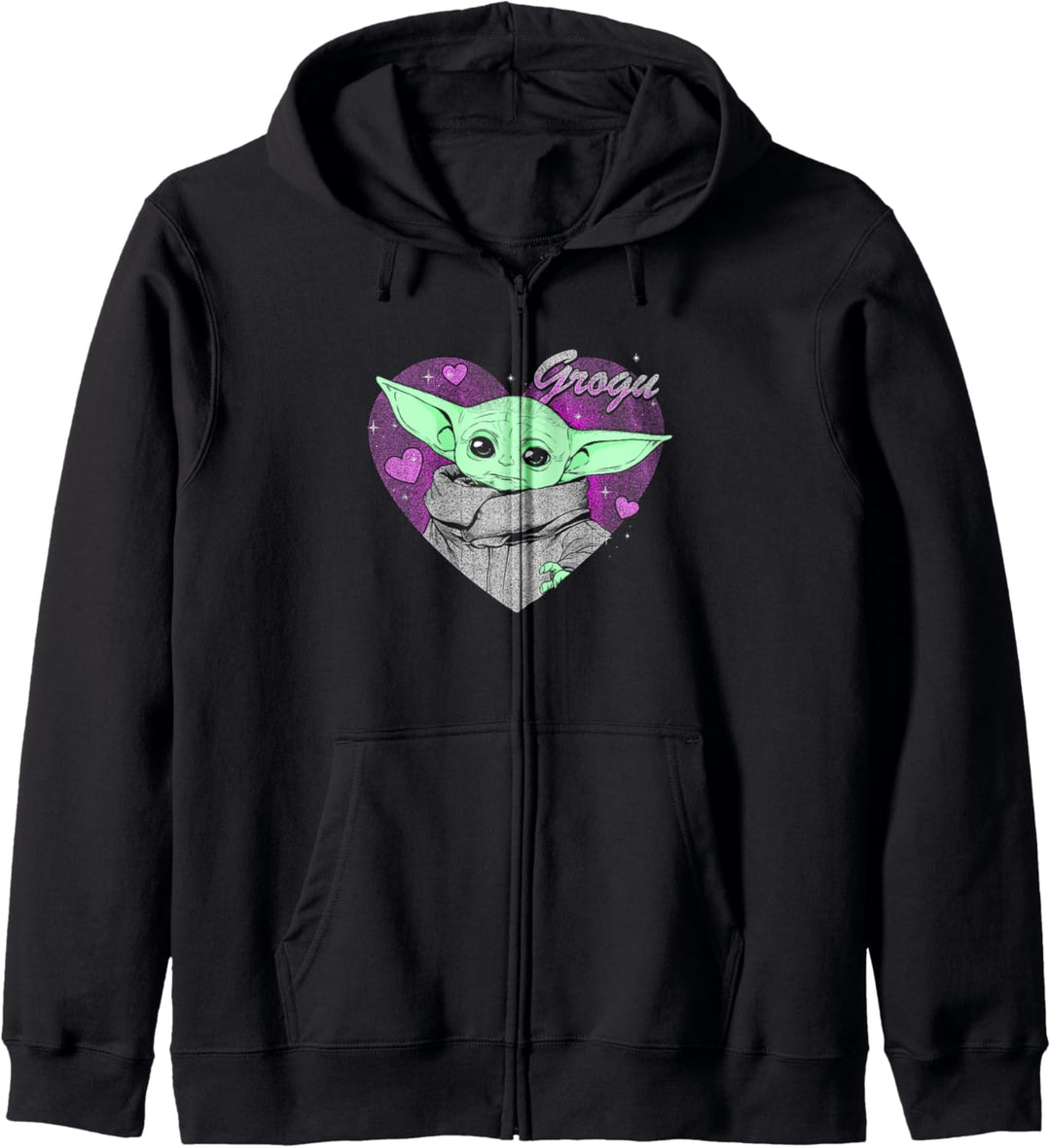 Star Wars: The Mandalorian The Child Pink Heart Valentine Kapuzenjacke