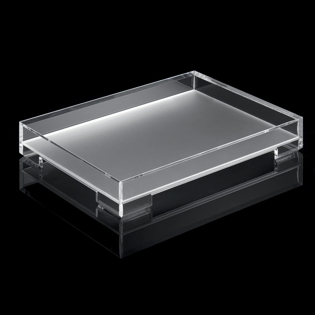 Guzzini - Icons ESSENCE, L Tablett - Transparent, 46x32xh5 cm - 19780000 46 x 32 x 5 cm Transparent,
