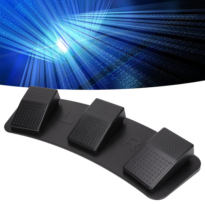 USB-Fusspedal, USB-Dreifach-Fussschalterpedal, Multifunktionales, Ergonomisches Dreifach-Fussschalte