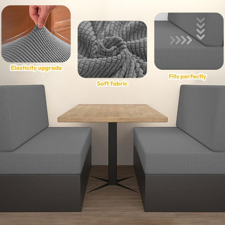 2 Stück Camper Kissenbezüge, 1 Set Spannbezüge Couch, RV-Sitzbezüge, Wohnwagen Polster, Sofa-Sitzkis