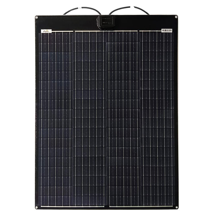 Offgridtec PCB-ETFE Semiflexibles Solarmodul 39V 100W Marine Wohnmobil Solarpanel, 100W
