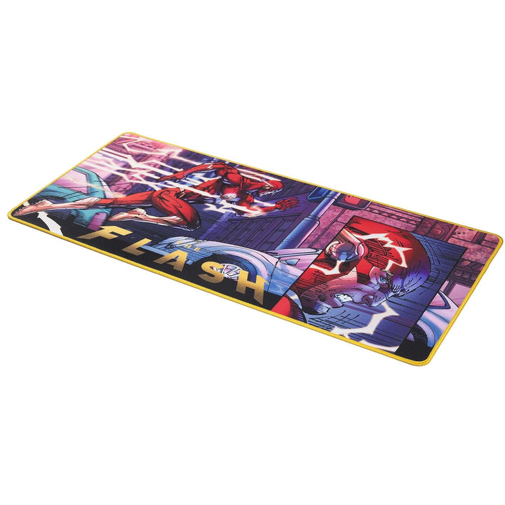 Subsonic DC Comics Flash Mauspad, rutschfest, XXL, 90 mm x 40 mm, offizielles Lizenzprodukt